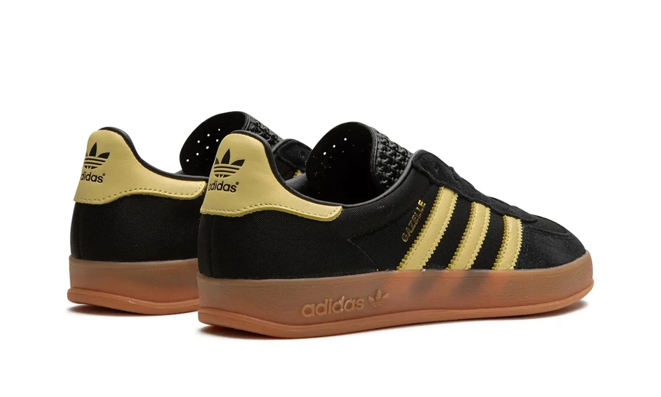 Adidas Gazelle Indoor Black Almost Yellow Gum