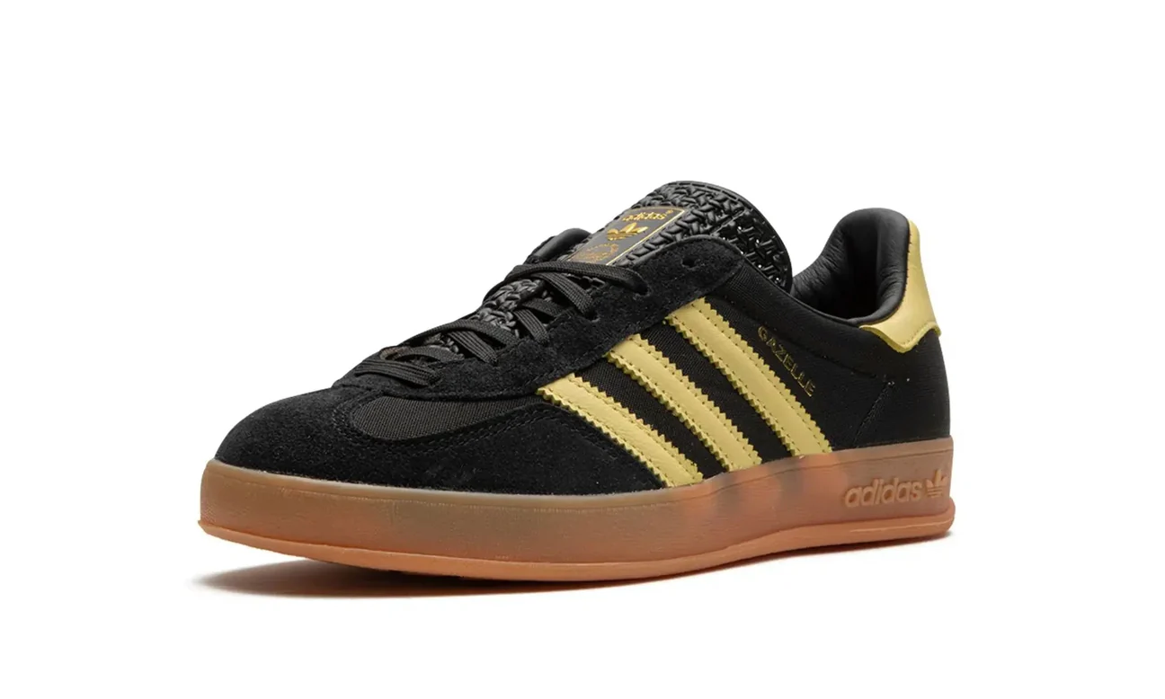 Adidas Gazelle Indoor Black Almost Yellow Gum