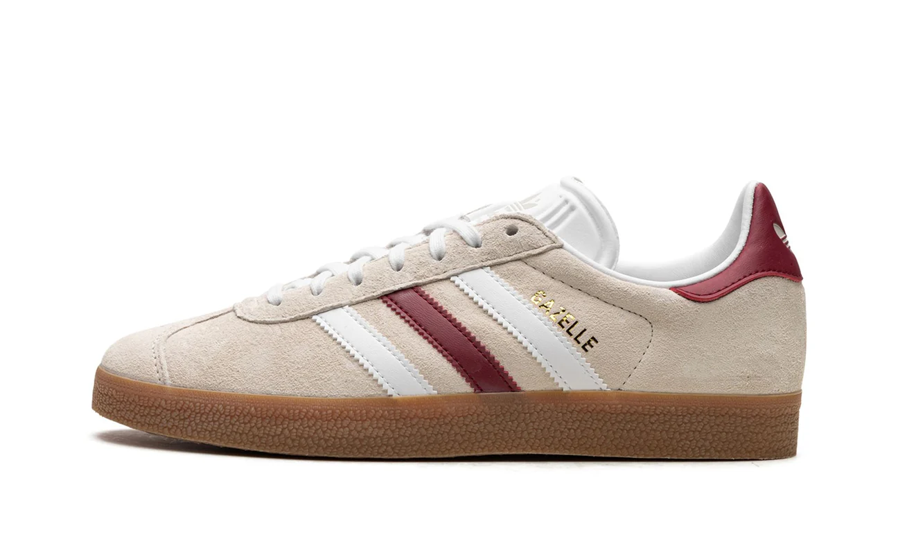 Adidas Gazelle Aluminum Collegiate Burgundy