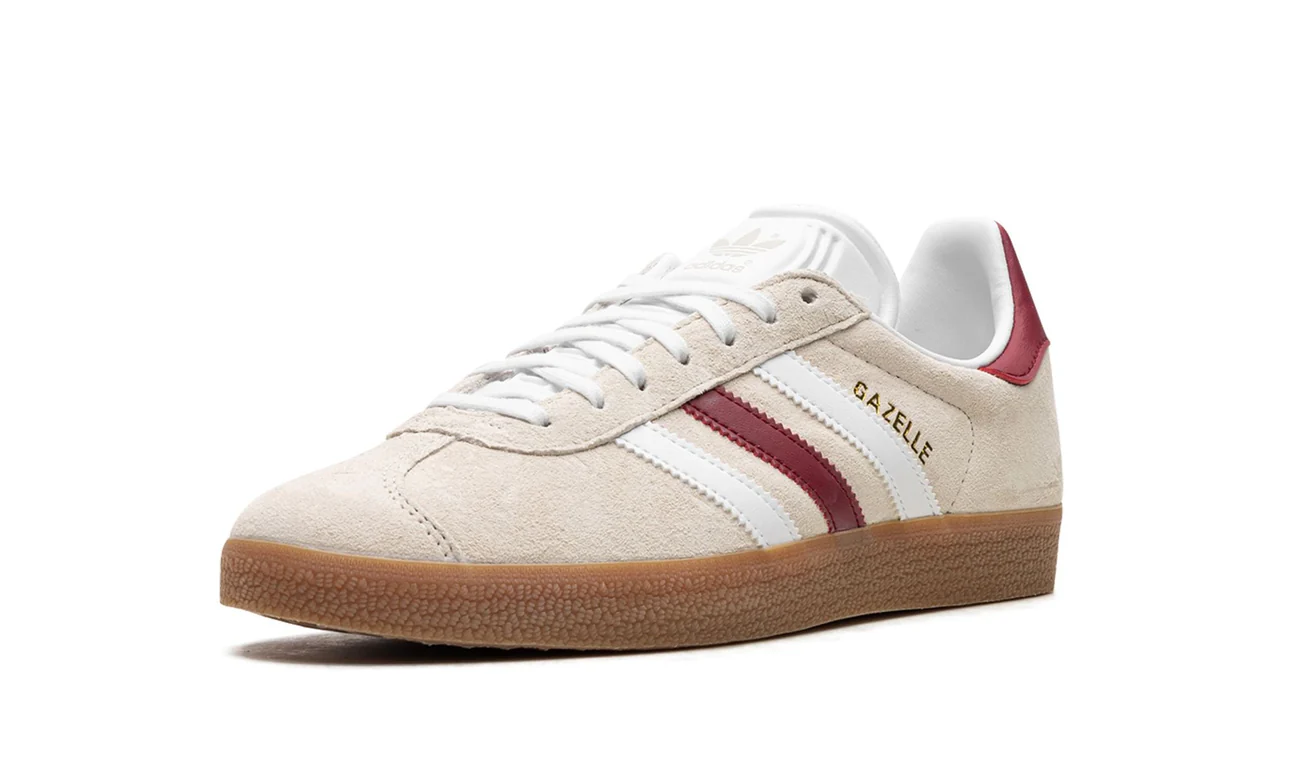 Adidas Gazelle Aluminum Collegiate Burgundy