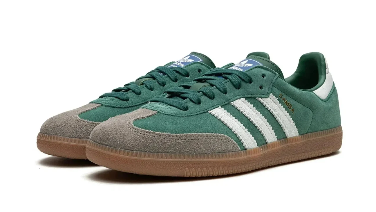 Adidas Samba OG Collegiate Green Gum Grey Toe