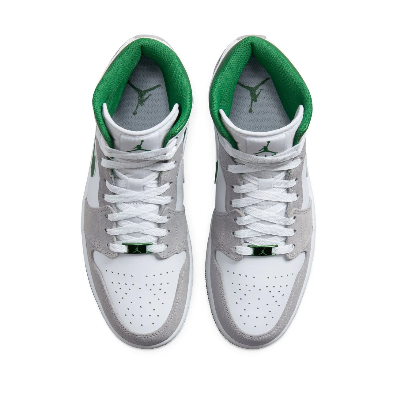 Air Jordan 1 Mid SE White Pine Green Smoke Grey