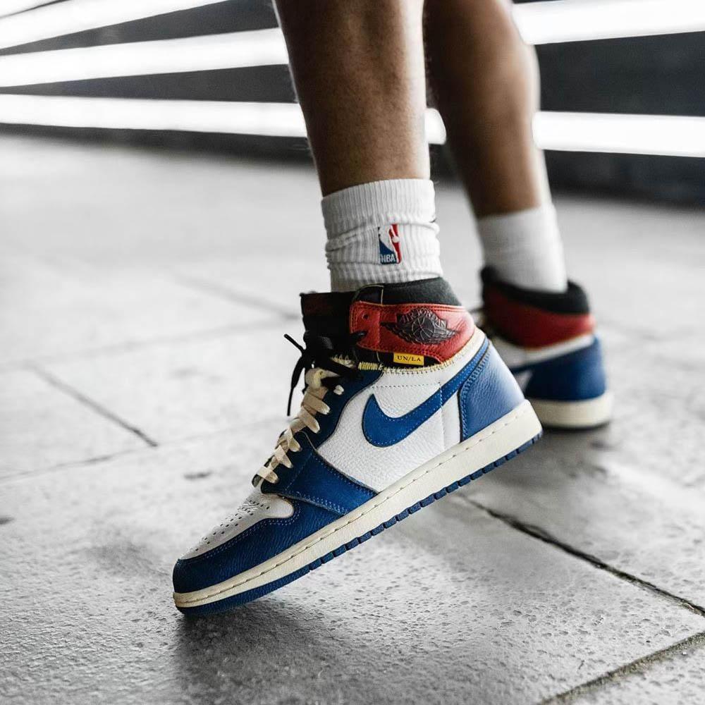 Air Jordan 1 Retro High NRG  UN “Union - Storm Blue”