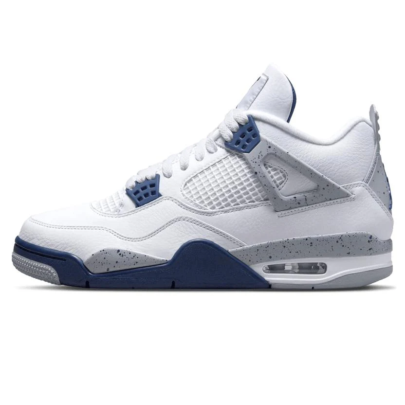 Air Jordan 4 Retro White Midnight Navy