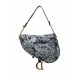 2021 Medium Toile De Jouy Saddle shoulder bag