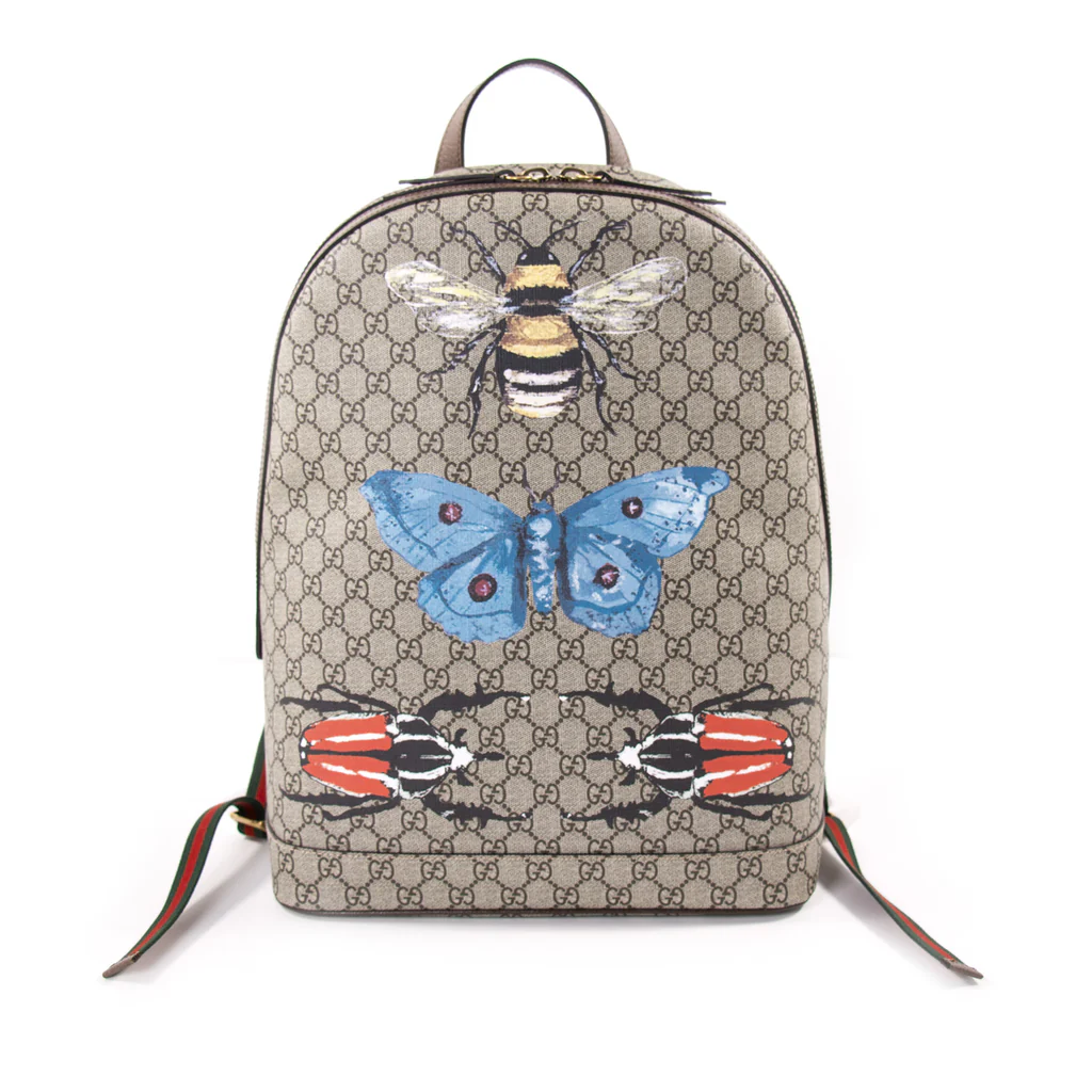 Gucci Supreme GG Insect Backpack