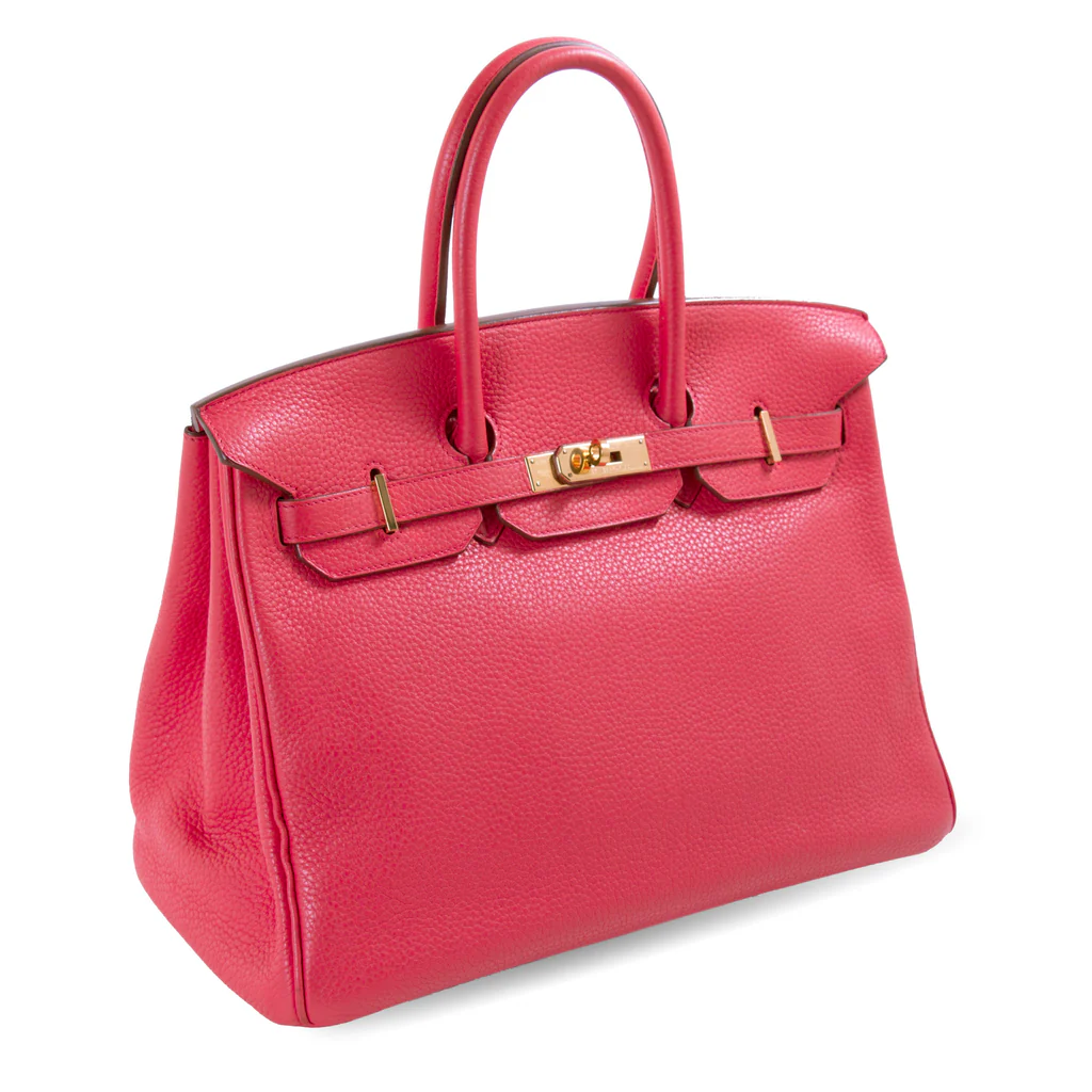 Hermès Birkin 35 Bougainvillier Clemence Leather