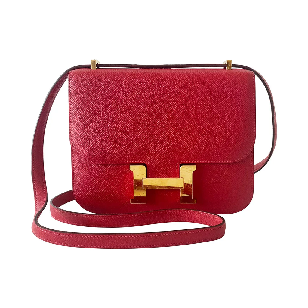 Hermès Mini Constance 18 Red Epsom