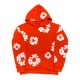 The Cotton Wreath Hooded Sweatshirt Orange