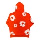 The Cotton Wreath Hooded Sweatshirt Orange