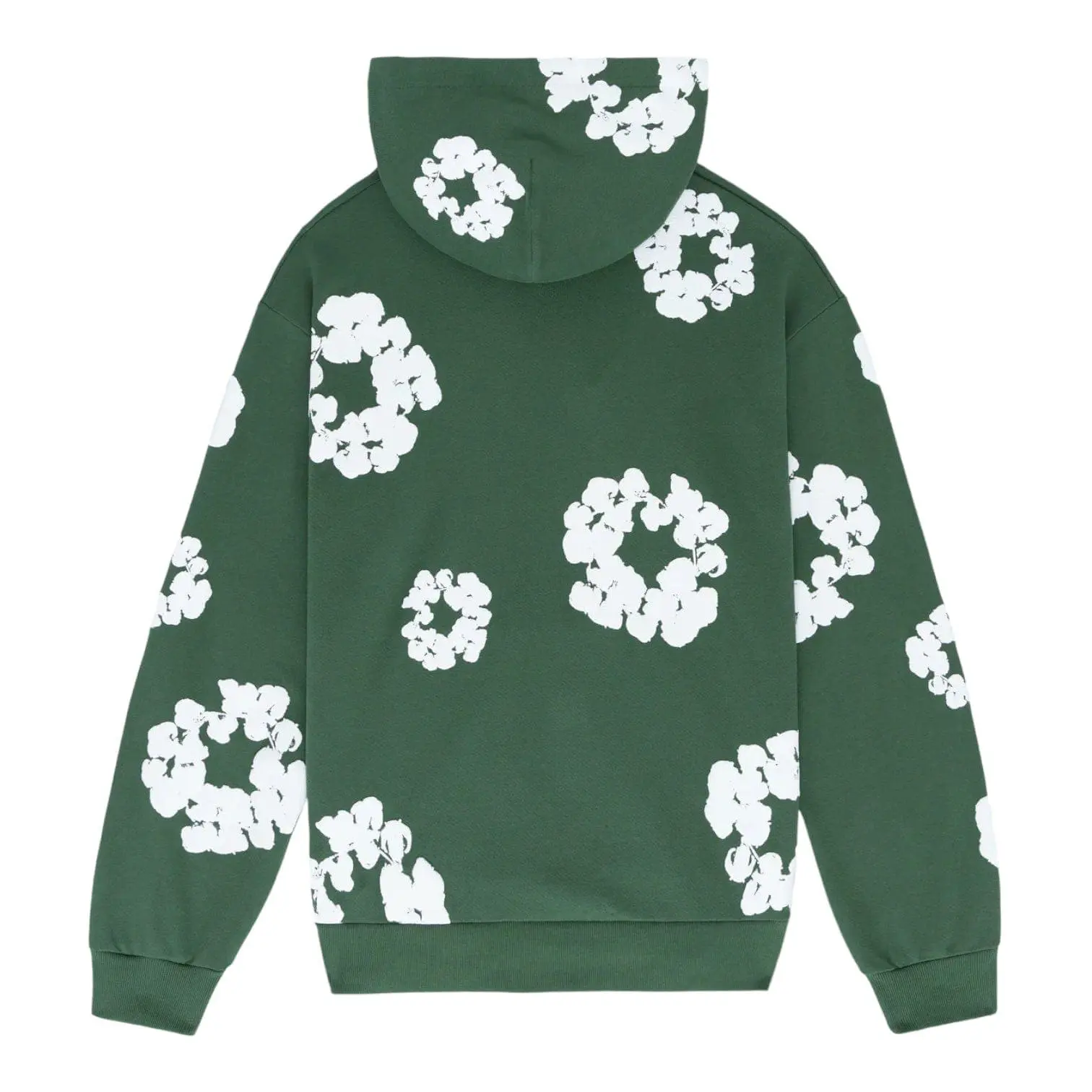 The Cotton Wreath Hooded Sweatshirt Green