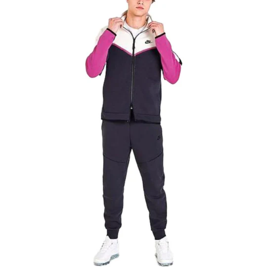 Nike Sportswear Tech Fleece Full Zip Up Hoodie 'Cave Purple Active Pink'