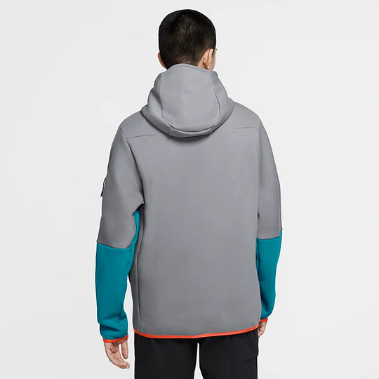 Nike Sportswear Tech Fleece Full-Zip 'Grey Turquoise'