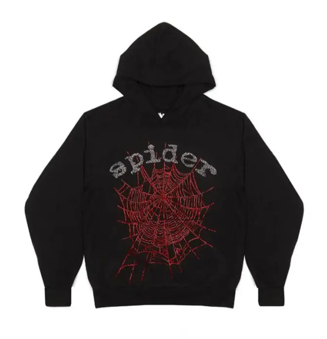 OG Rhinestone Logo Hooded Sweatshirt Black